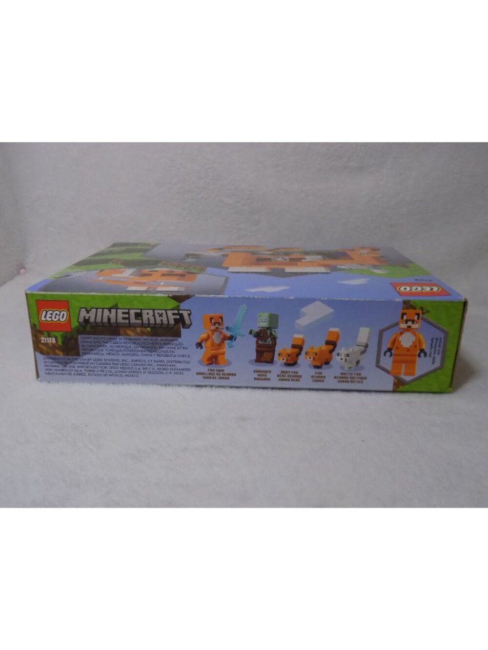 LEGO Minecraft the Fox Lodge House Animals Toy 21178 Building Toy Brand New - Picture 6 of 10